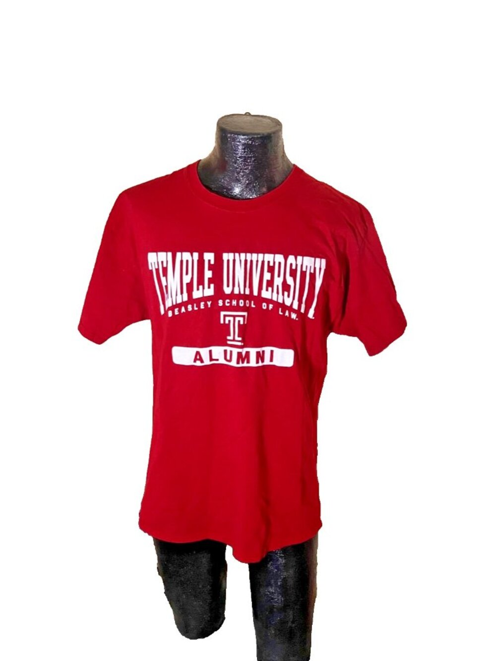 Champion Temple University Beasley School of Law Alumni T Shirt Mens Large L Red